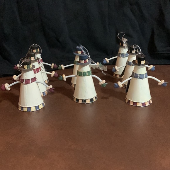 ❄️ EIGHT SNOWMAN ⛄️ ORNAMENTS ❄️ - Picture 9 of 11